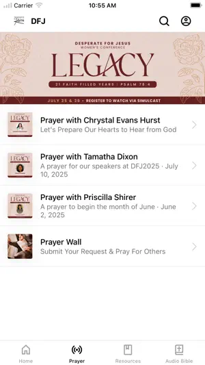 Desperate for Jesus Conference screenshot 2