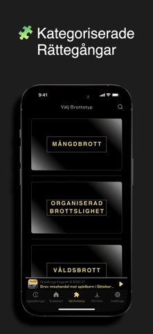 RÄTTEGÅNGSAPPEN | PODCAST iPhone screenshot 3