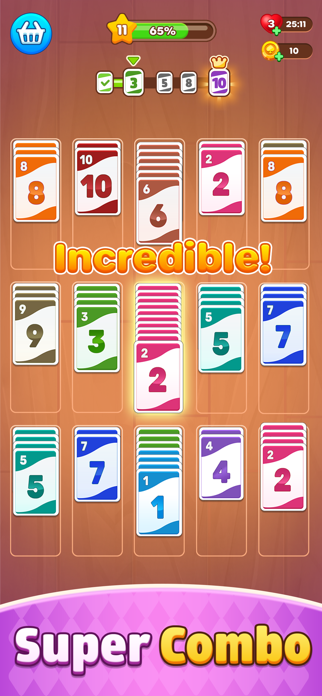 Solitaire Stack Sort Screenshot 2 of 6