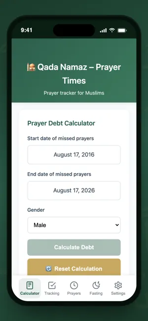 Qada Namaz – Prayer Times screenshot 2