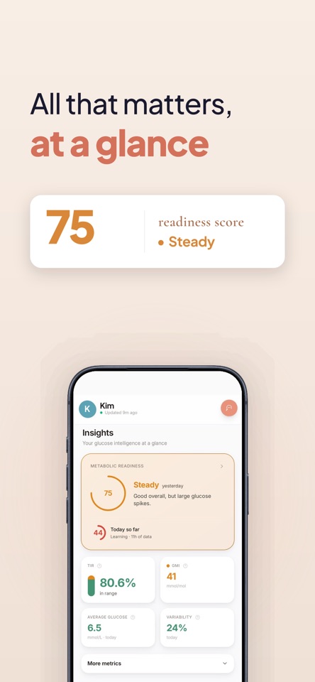 Lykys: AI Glucose Coach screenshot 6