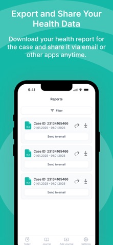 Pain Journal App screenshot