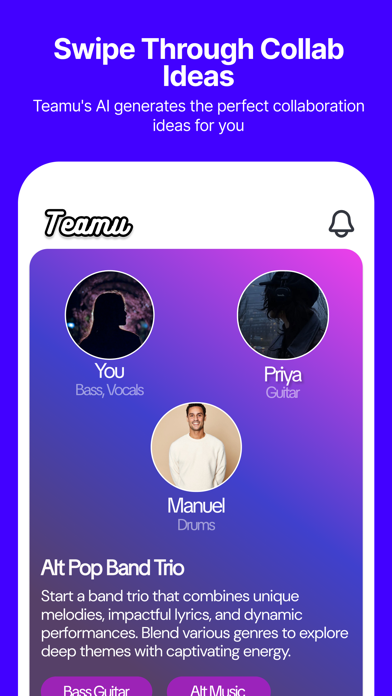 Teamu iPhone screenshot 4 - Social Networking app
