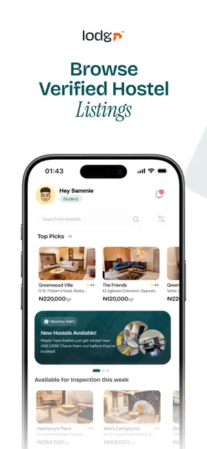 Lodgr. screenshot 2