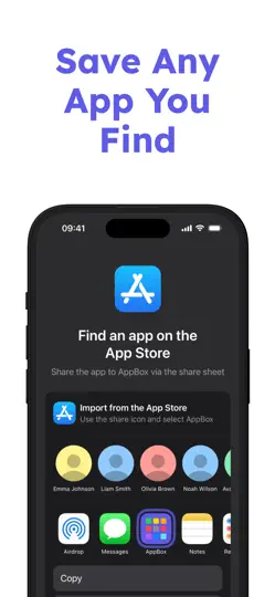 Скриншот AppBox: Save & Analyse Apps на iPhone 4
