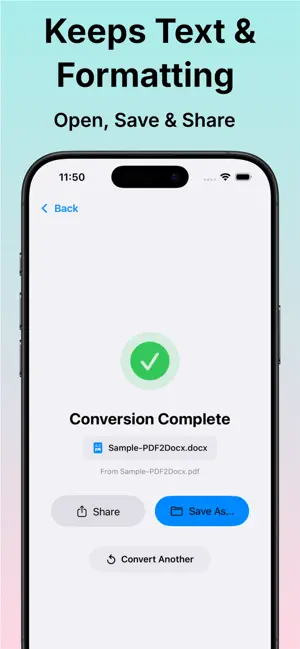 PDF to Docx - Word Converter screenshot 2