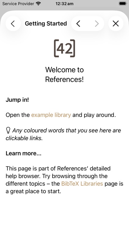 References screenshot-9