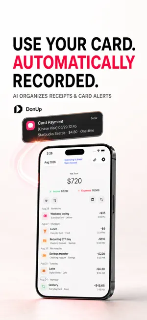DonUp - AI budget screenshot 2