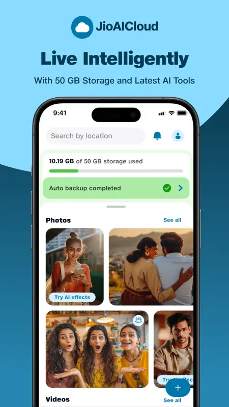 JioAICloud - Storage & Photos screenshot 1 of 8