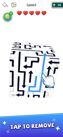 Arrow Escape:Cube Maze Screenshot 1 of 4