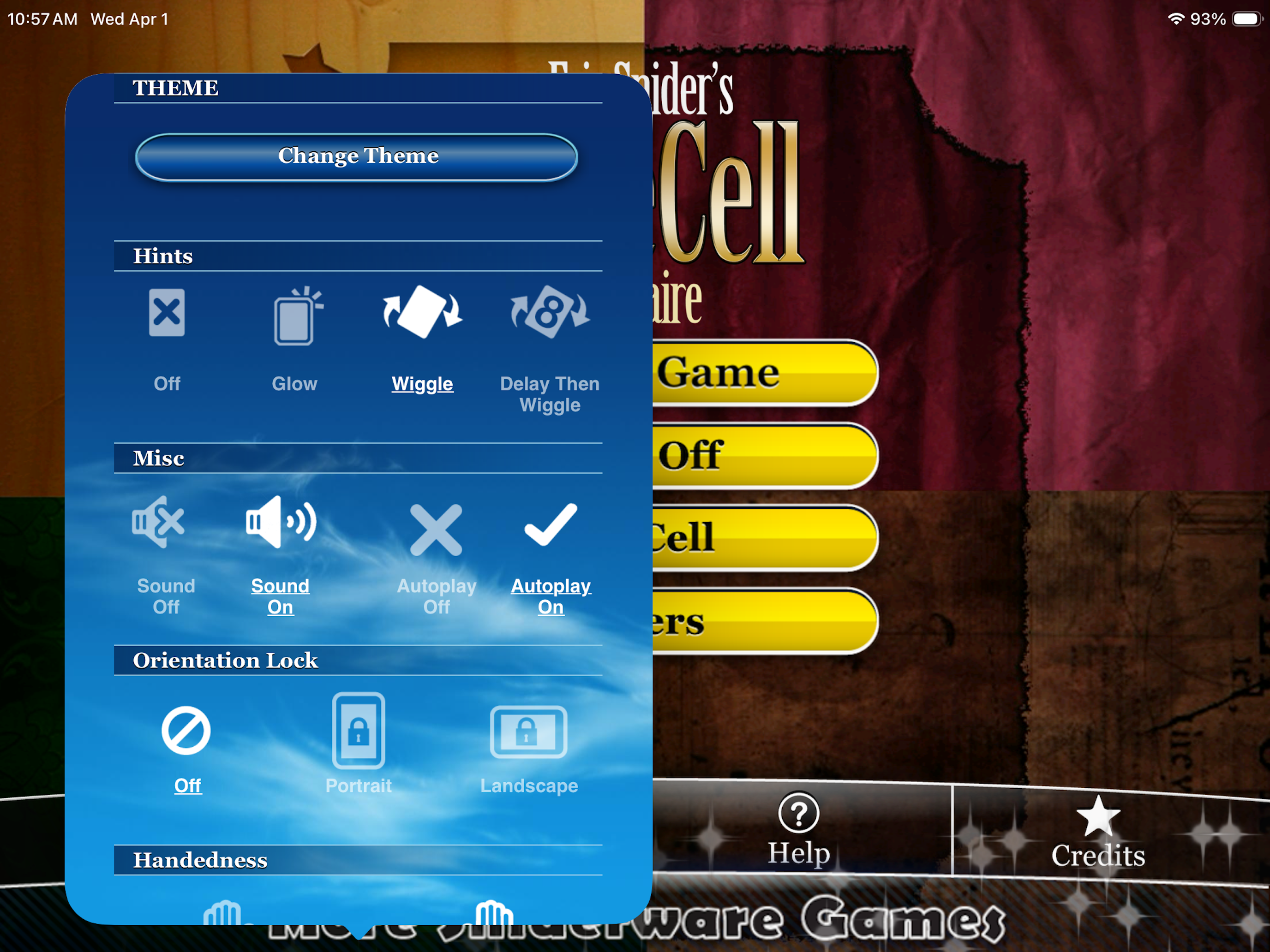Eric's FreeCell Solitaire screenshot 10
