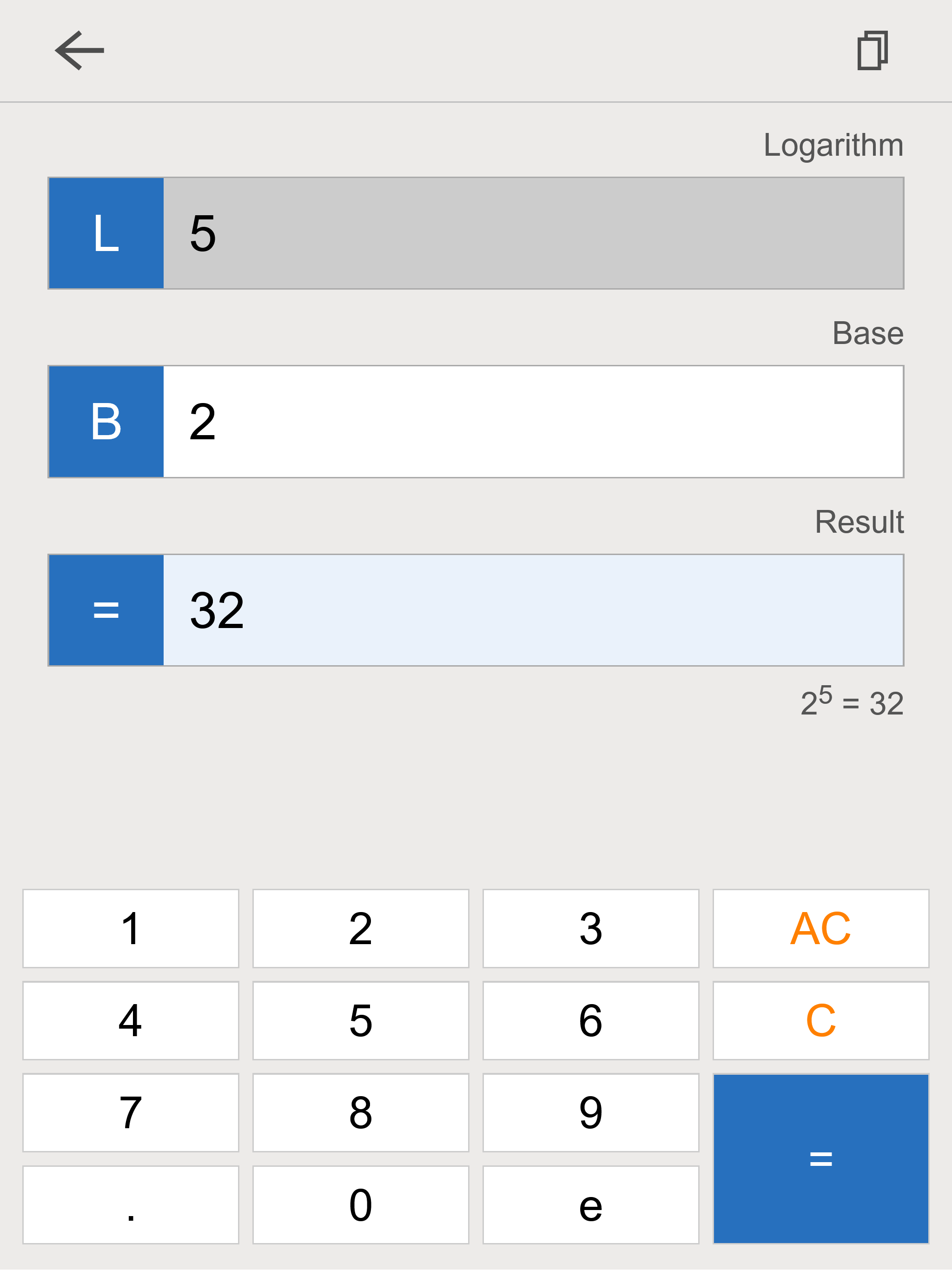 Logarithm Calculator SDG