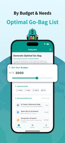 GoBag Mini - Offline Shelters Screenshot 1 of 3