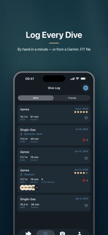 Oceanus: Scuba Dive Log Screenshot 1 of 8