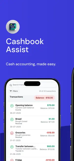 Cashbook Assist screenshot 1