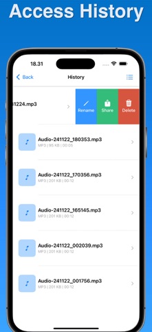 Music Speed Changer - Audio iPhone screenshot