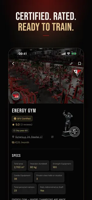 GFV – Gym Factory Verified screenshot 2