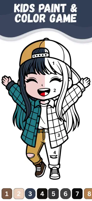 K-POP idols Coloring by Number screenshot 1