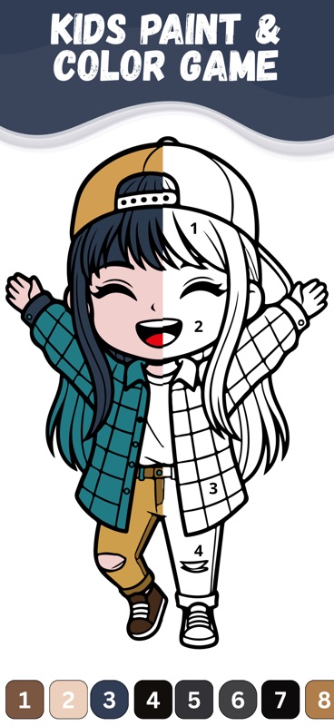 K-POP idols Coloring by Number screenshot 2
