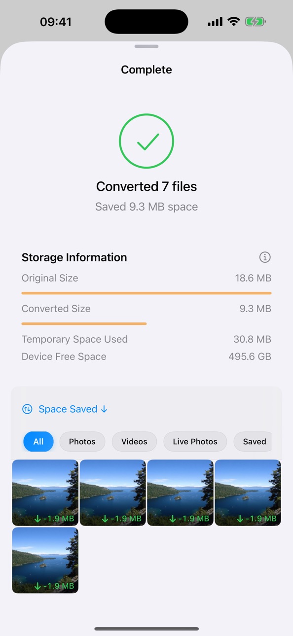 iPhone screenshot