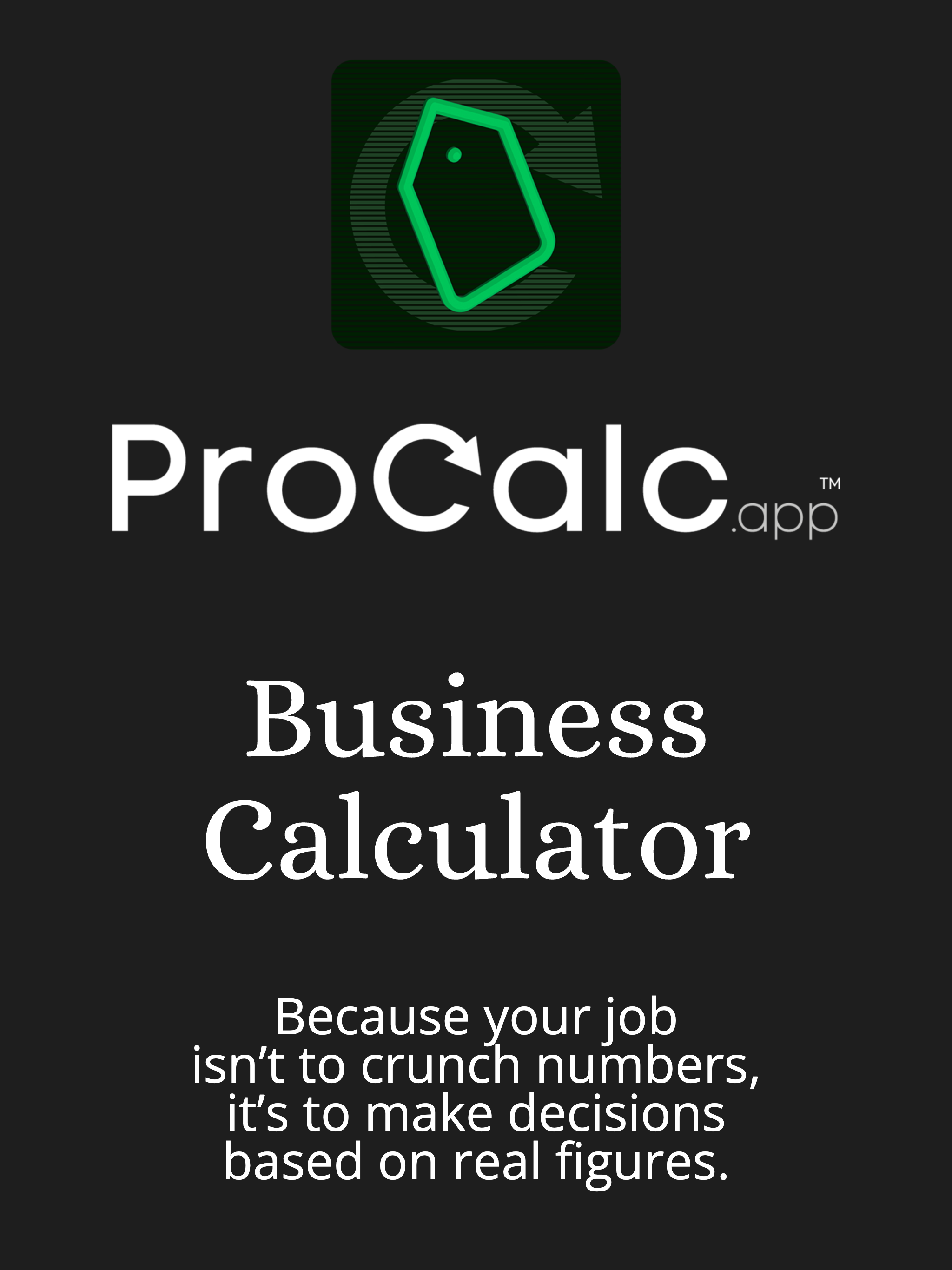 ProCalc.app: Margin, BreakEven