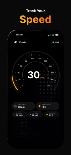 Wheelz - Speed & Drive Tracker iPhone Ekran Görüntüsü 6