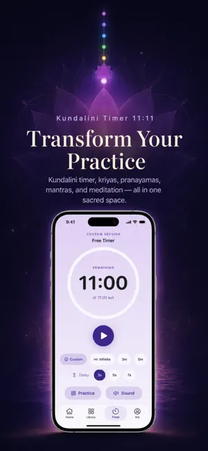 Kundalini Timer 11:11 screenshot 2