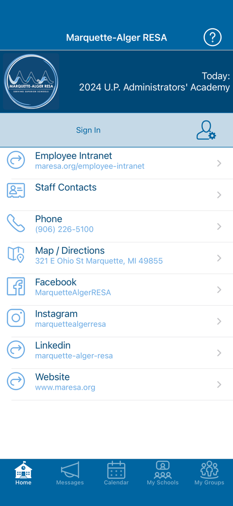 Marquette-Alger RESA screenshot 1