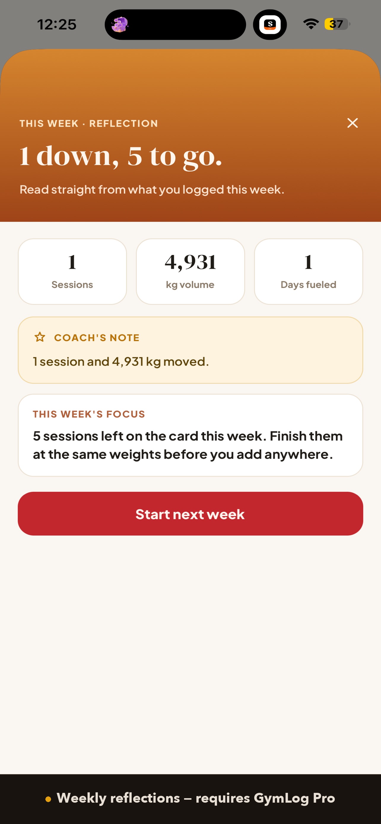Screenshot 8 of GymLog: AI Voice Gym Coach