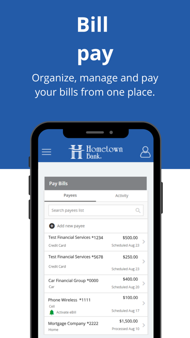 Hometown Bank OH Screenshot