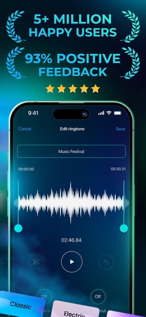 Garage Ringtones for iPhone - Precision Audio Editor