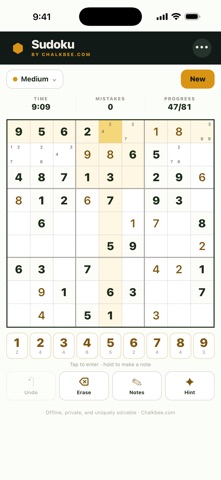 Sudoku by ChalkBee screenshot 2