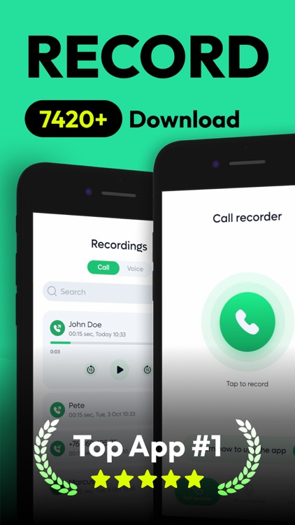 Call Recorder & Voice Memos ◦