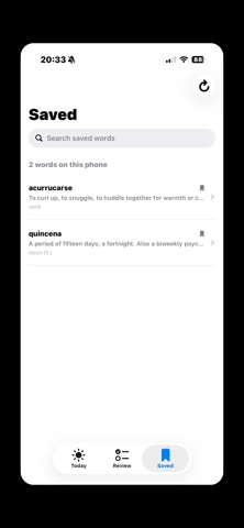 Palabra: Learn Spanish Words iPhone screenshot