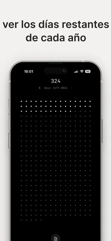 dots: widget de días restantes screenshot 1 of 3