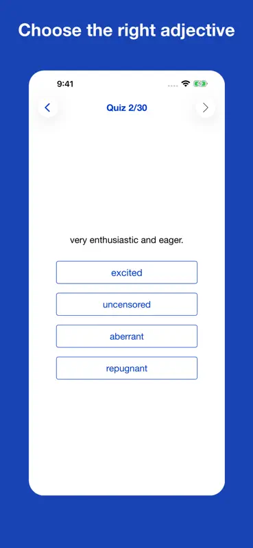 Mastering English Adjectives screenshot 8 of 8