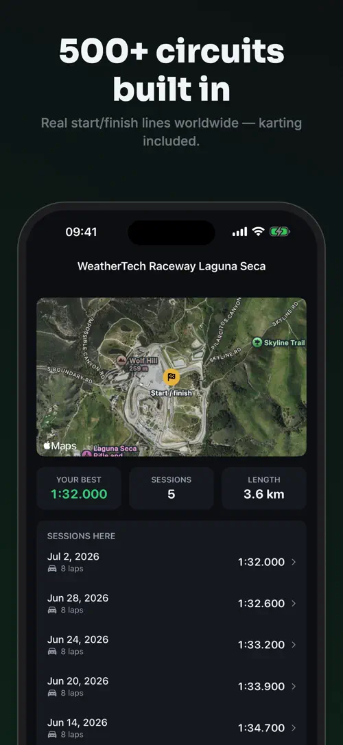ApexLap on iPhone: screenshot 5 of 7