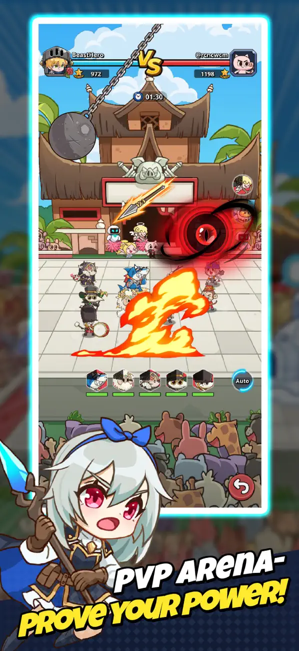 Beast Heroes: Fantasy Idle RPG iOS Mod IPA screenshot 6 - iOS game interface