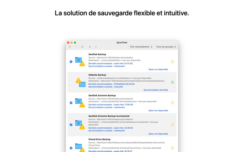 Screenshot #1 pour SyncTime Lite