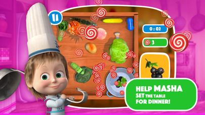 Masha and the Bear: Cooking 3D Screenshot