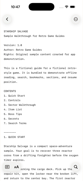 Retro Guides Screenshot 3 of 10