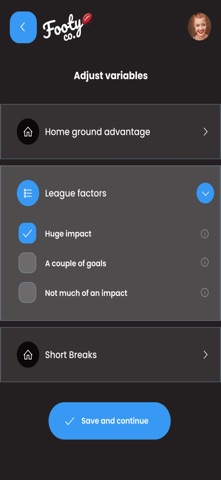 FootyCo Ladder Predictor screenshot