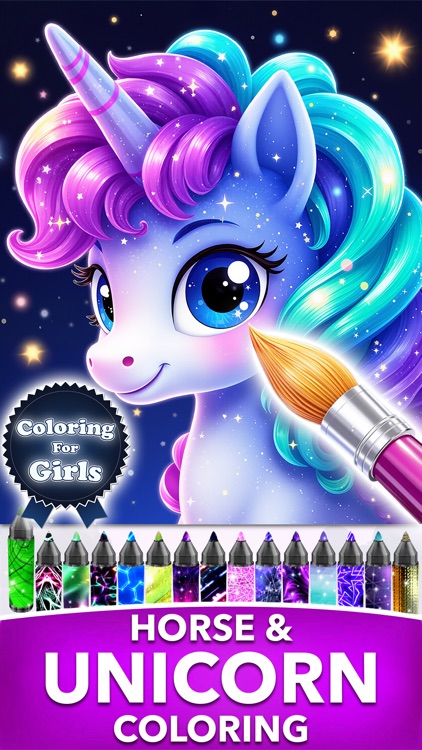 PONY Coloring Pages for Girls