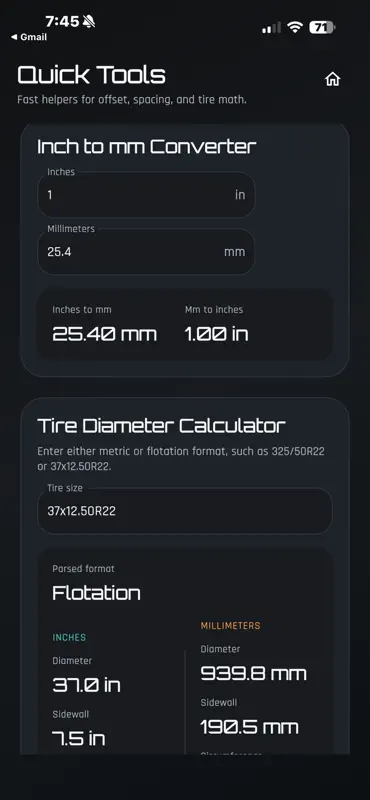 Wheel Fit Pro screenshot 7 of 7
