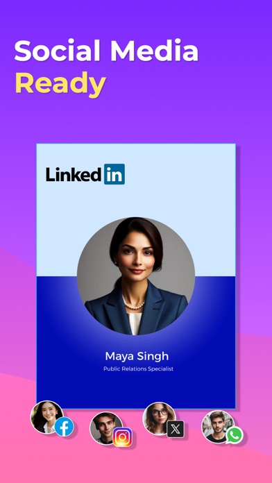 PhotoToHeadshot Linkedin Photo Screenshot