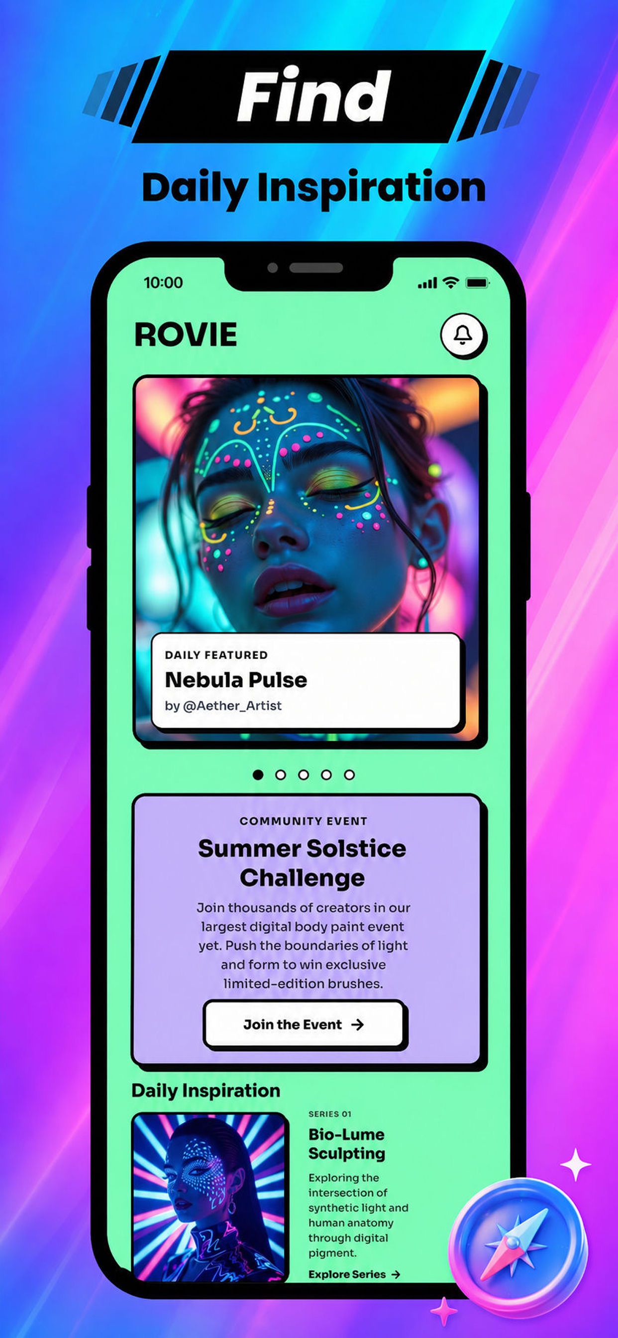 Screenshot 1 of Rovie: Create,Style,Body Art.