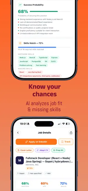 Apply4Me: AI Job Search & CV iPhone screenshot 5