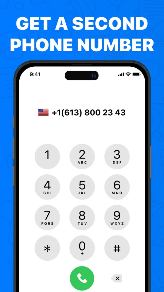 #1. Rhingie: phone call 2nd number (iOS) Bởi: Dating onlain, ooo