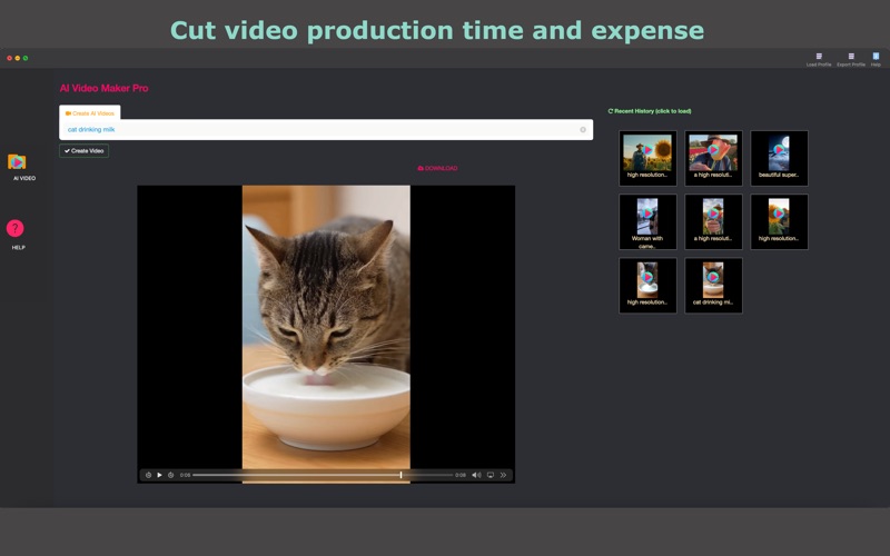 AI Video Maker Pro screenshot