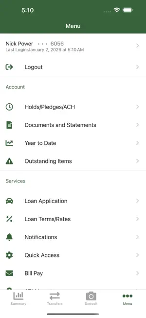 EVFCU screenshot 3